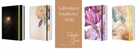Kalendarz książkowy B5 tygodniowy z gumką 2026 T08