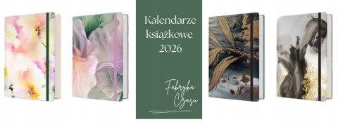 Kalendarz książkowy B5 tygodniowy z gumką 2026 T12