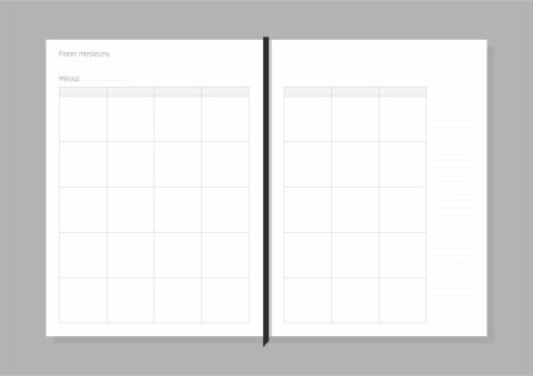 Fit planer B5 kwartalny planner fitness M01