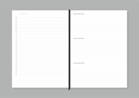 Fit planer B5 kwartalny planner fitness M04
