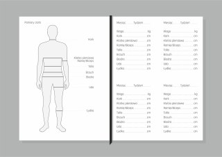 Fit planer B5 kwartalny planner fitnessowy M05