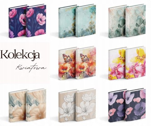 Notes A4 w kratkę z gumką T06