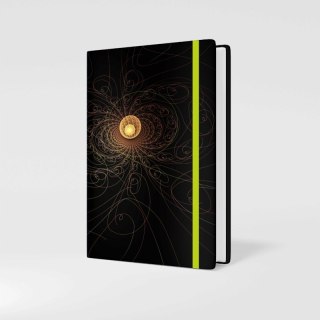 Notes A5 w kratkę z gumka T01