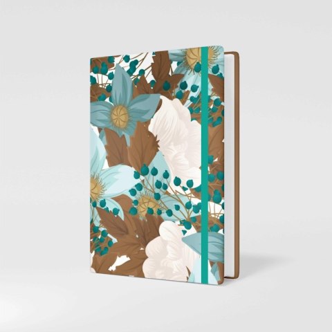 Notes A5 w kratkę z gumka T07