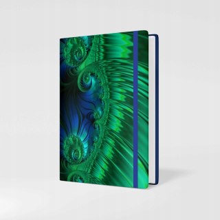 Notes A5 w kratkę z gumka T08