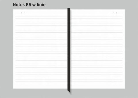 Notes B6 w linie z miejscem na datę J03