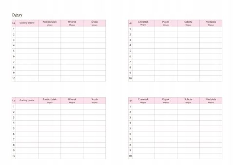 Kalendarz nauczyciela A5 dzienny z gumką 2025/2026 T12