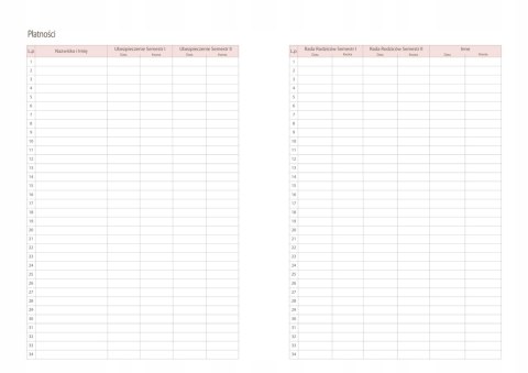 Kalendarz nauczyciela A5 dzienny z gumką 2025/2026 T12