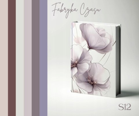 Kalendarz książkowy B5 tygodniowy z gumką 2026 S12