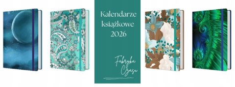 Kalendarz książkowy B5 tygodniowy z gumką 2026 S12