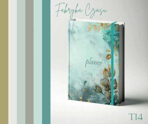 Kalendarz książkowy B5 tygodniowy z gumką 2026 T14