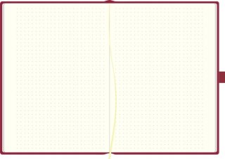 Notes B5 w kropki z gumką S01