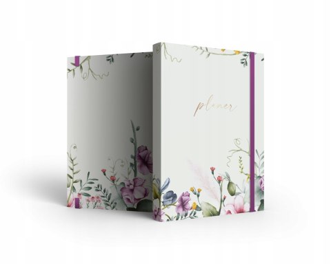 Kalendarz książkowy A4 Dzienny z gumką 2026 L04