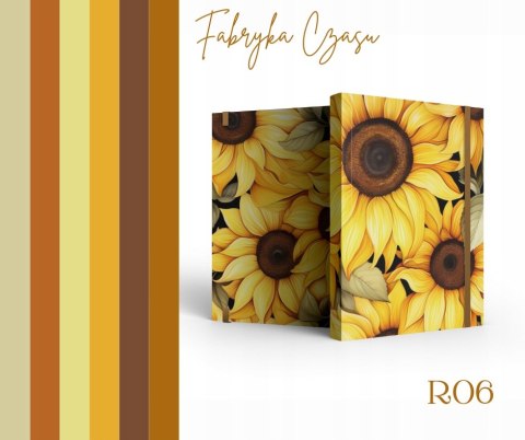 Kalendarz książkowy A4 Tygodniowy z gumką na 2026 R06