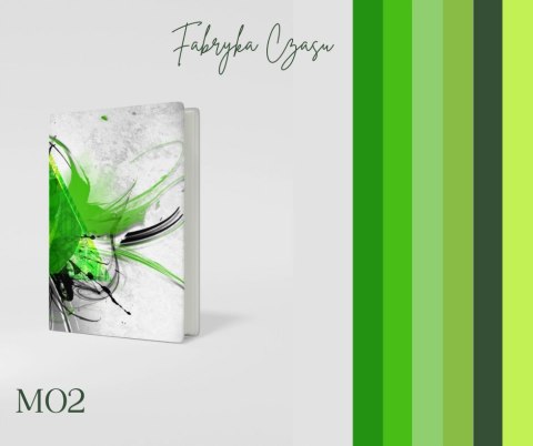 Kalendarz książkowy A5 dzienny z gumką 2026 M02