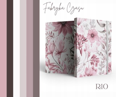 Kalendarz książkowy A6 z gumką 2026 R10