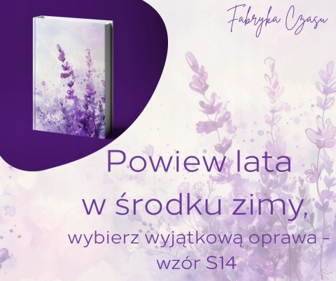 Kalendarz książkowy B5 tygodniowy z gumką 2026 S14