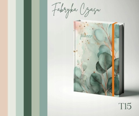 Kalendarz książkowy B5 tygodniowy z gumką 2026 T15
