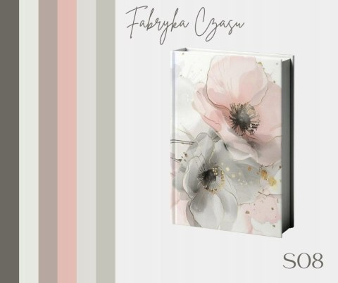 Notes B5 w kropki z gumką S08