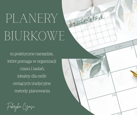 Planer ścienny biurkowy B3 październik'25-wrzesień'26 kalendarz biurko ścianę