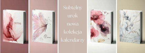 Kalendarz książkowy 2026 B5 tygodniowy z gumką ES01