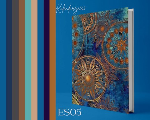 Kalendarz książkowy 2026 B5 tygodniowy z gumką ES05