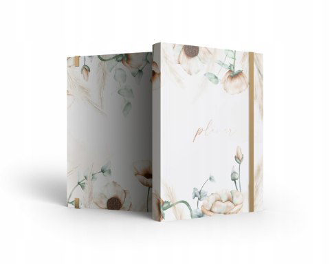 Kalendarz książkowy A4 Tygodniowy z gumką na 2026 N11