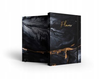 Kalendarz książkowy A5 dzienny 2026 z gumką K74