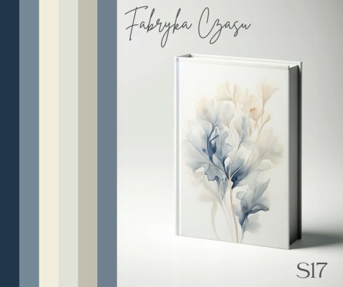 Kalendarz książkowy A5 dzienny 2026 z gumką S17