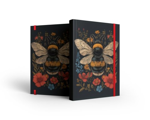 Kalendarz książkowy A6 z gumką 2026 R08