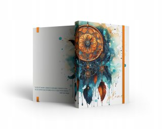 Kalendarz książkowy B5 dzienny z gumką 2026 J07