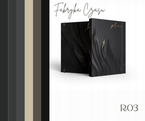 Kalendarz książkowy B5 dzienny z gumką 2026 R03