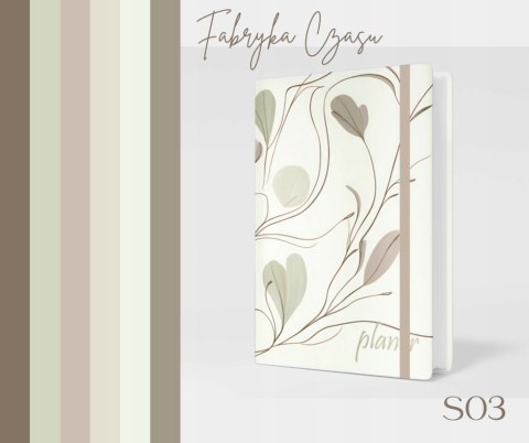 Notes A5 w kratkę z gumką S03