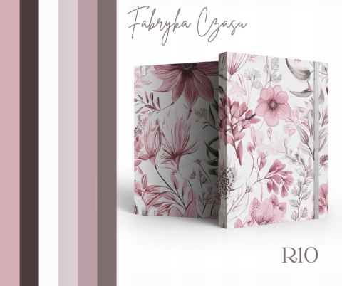 Notes w kratkę A4 z gumką 144 strony R10