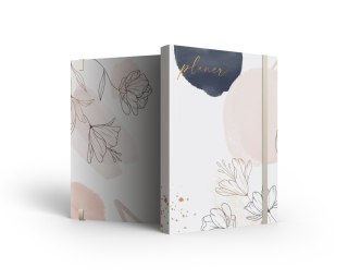 Kalendarz A4 dzienny z gumką 2026 K89