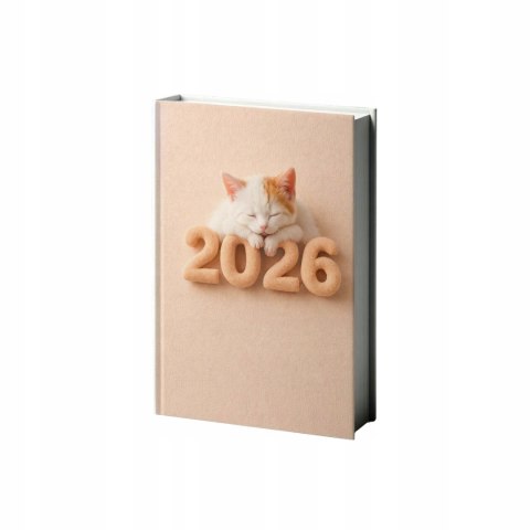 Kalendarz książkowy 2026 A6 tygodniowy z gumką A01