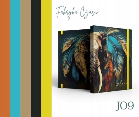 Kalendarz książkowy 2026 A6 tygodniowy z gumką J09