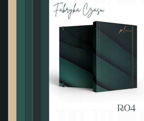 Kalendarz książkowy 2026 A6 tygodniowy z gumką R04