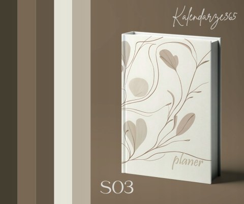 Kalendarz książkowy 2026 A6 tygodniowy z gumką S03
