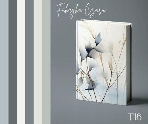 Kalendarz książkowy A5 dzienny 2026 z gumką T16