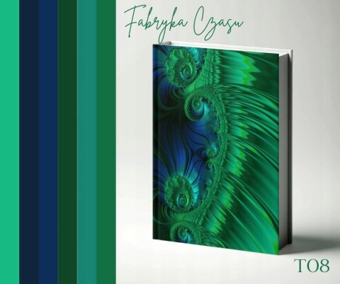 Kalendarz A4 dzienny z gumką 2026 T08