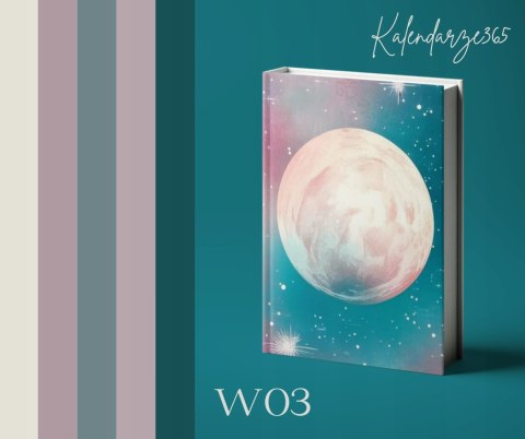 Kalendarz książkowy 2026 B5 tygodniowy z gumką W03