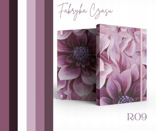 Kalendarz książkowy A5 dzienny 2026 z gumką R09