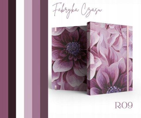 Kalendarz książkowy A5 dzienny 2026 z gumką R09