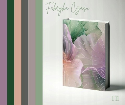 Kalendarz książkowy A5 dzienny 2026 z gumką T11