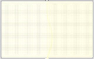 Notes w kratkę A4 z gumką 144 strony R10