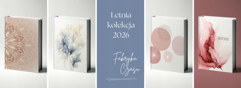 Notes B6 w kropki R14 z gumką